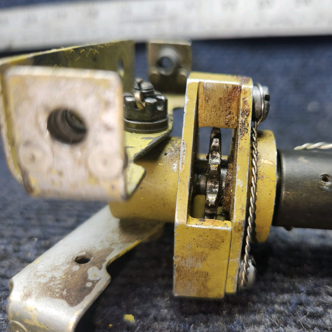 Used aircraft parts for sale, 96‑526000‑601 BEECHCRAFT 95-55B Rudder Trim Tab Actuator Assembly