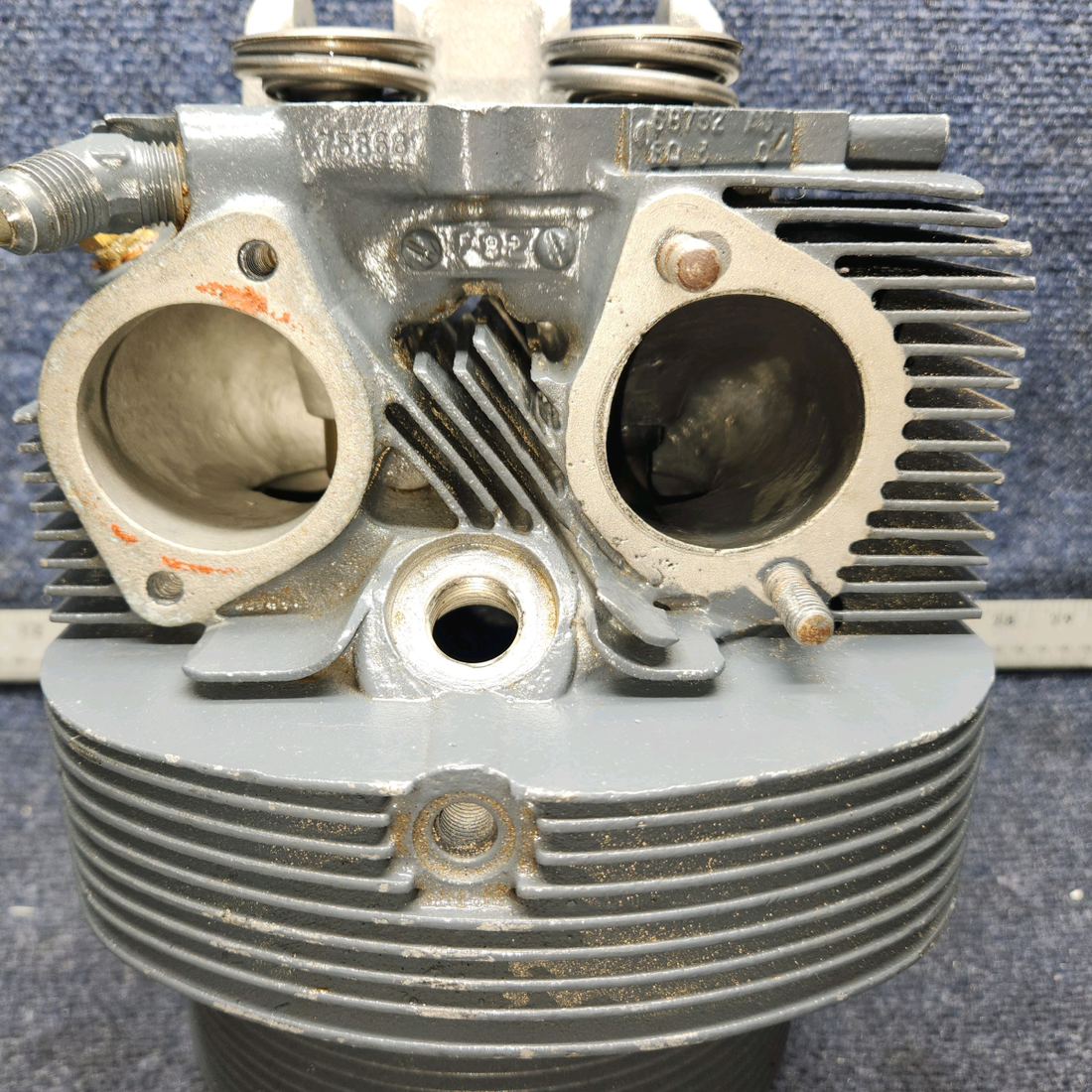 Used aircraft parts for sale, LW12416 Lycoming CESSNA 172K CYLINDER WIDE DECK USED IN O-320 SERIES CHROME -10 HRS ONLY