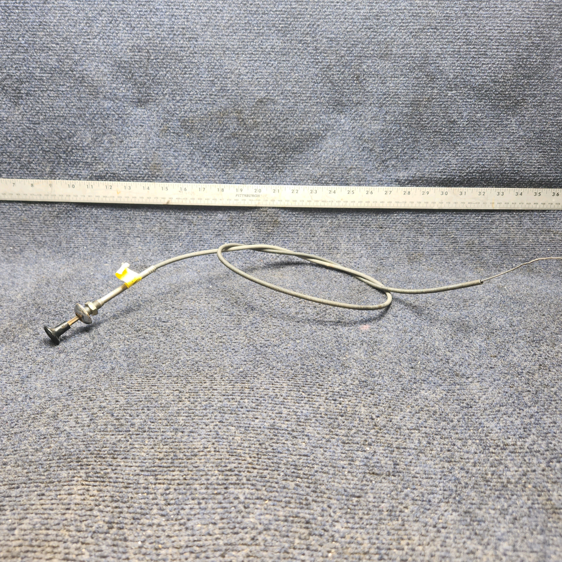 Used aircraft parts for sale, S1230-19 Cessna C-150J Carburetor Heat Control Cable 48"