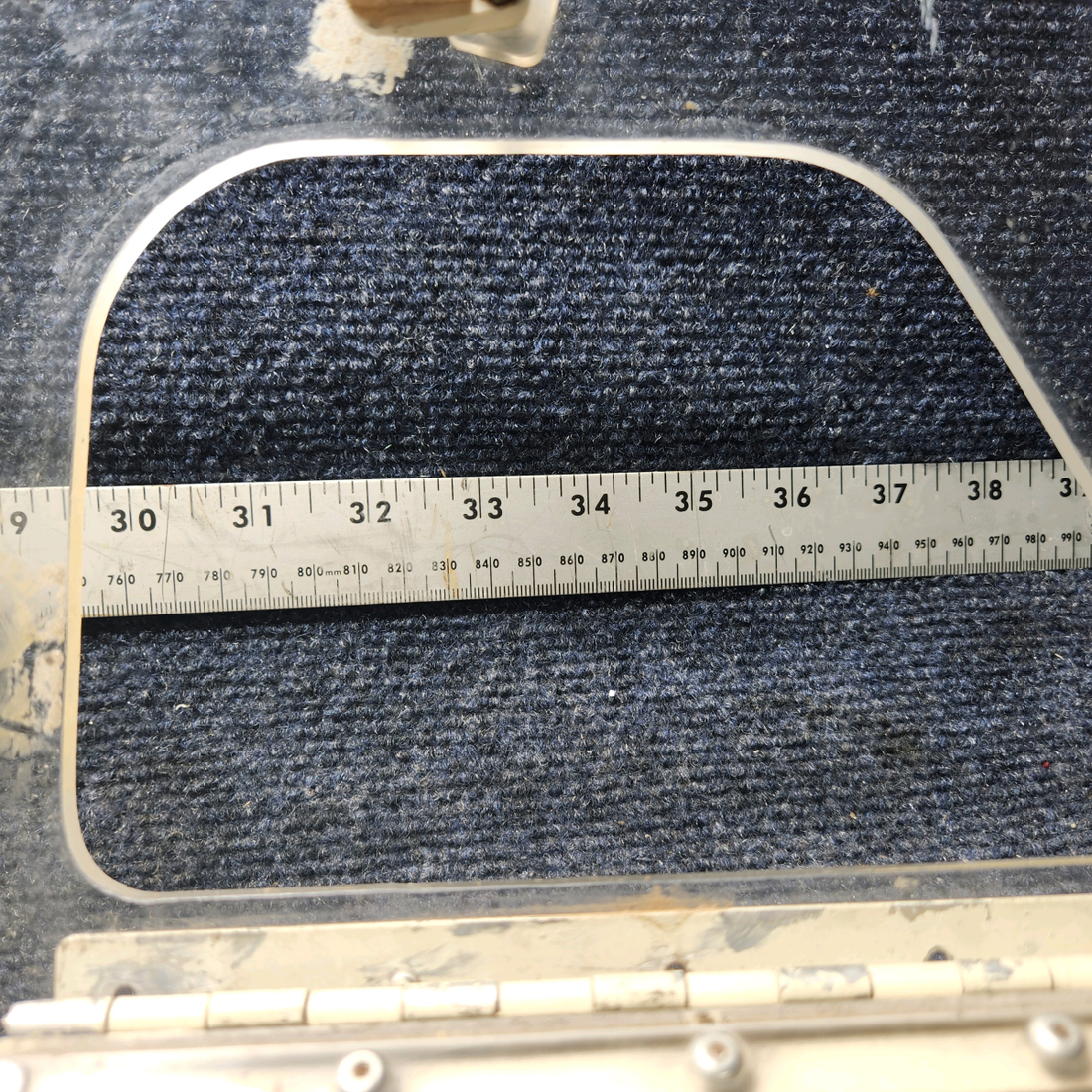 Used aircraft parts for sale, 65826-005 Piper PA28-161 Window Front Left Assembly with Storm Window