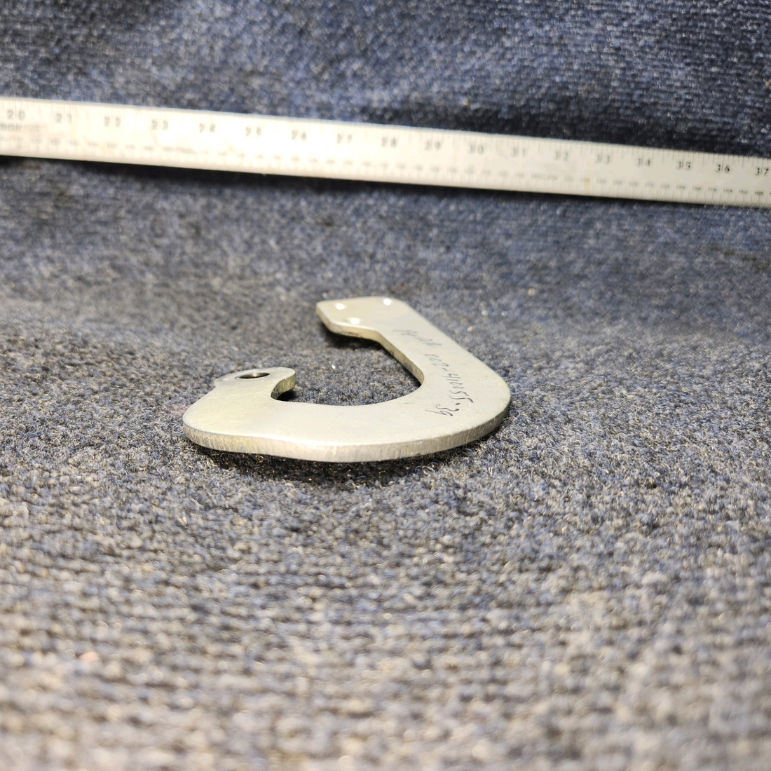 Used aircraft parts for sale, 002‑410055‑39 BEECHCRAFT 95-55B Aft Nose Baggage Door Hinge Assembly