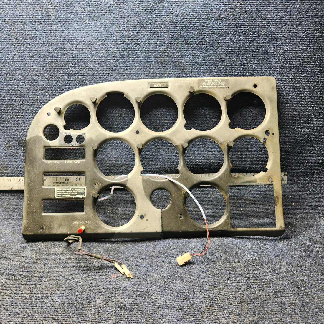 Used aircraft parts for sale, 2413120-3 Cessna 172RG Cover Assy-Post Lighted R/H