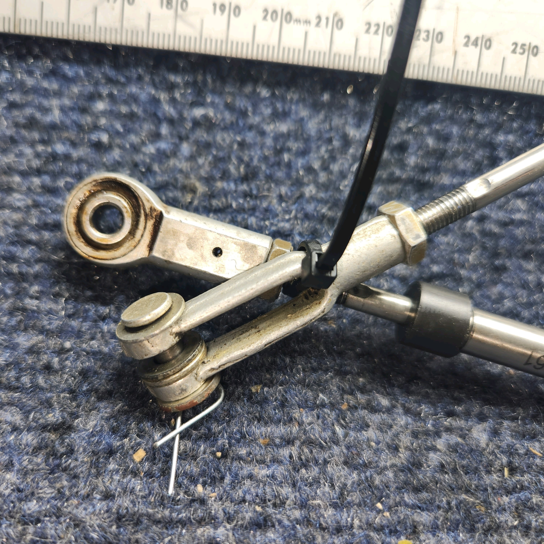 Used aircraft parts for sale, 660166-005 Mooney M20J Mixture Control – Length 56"