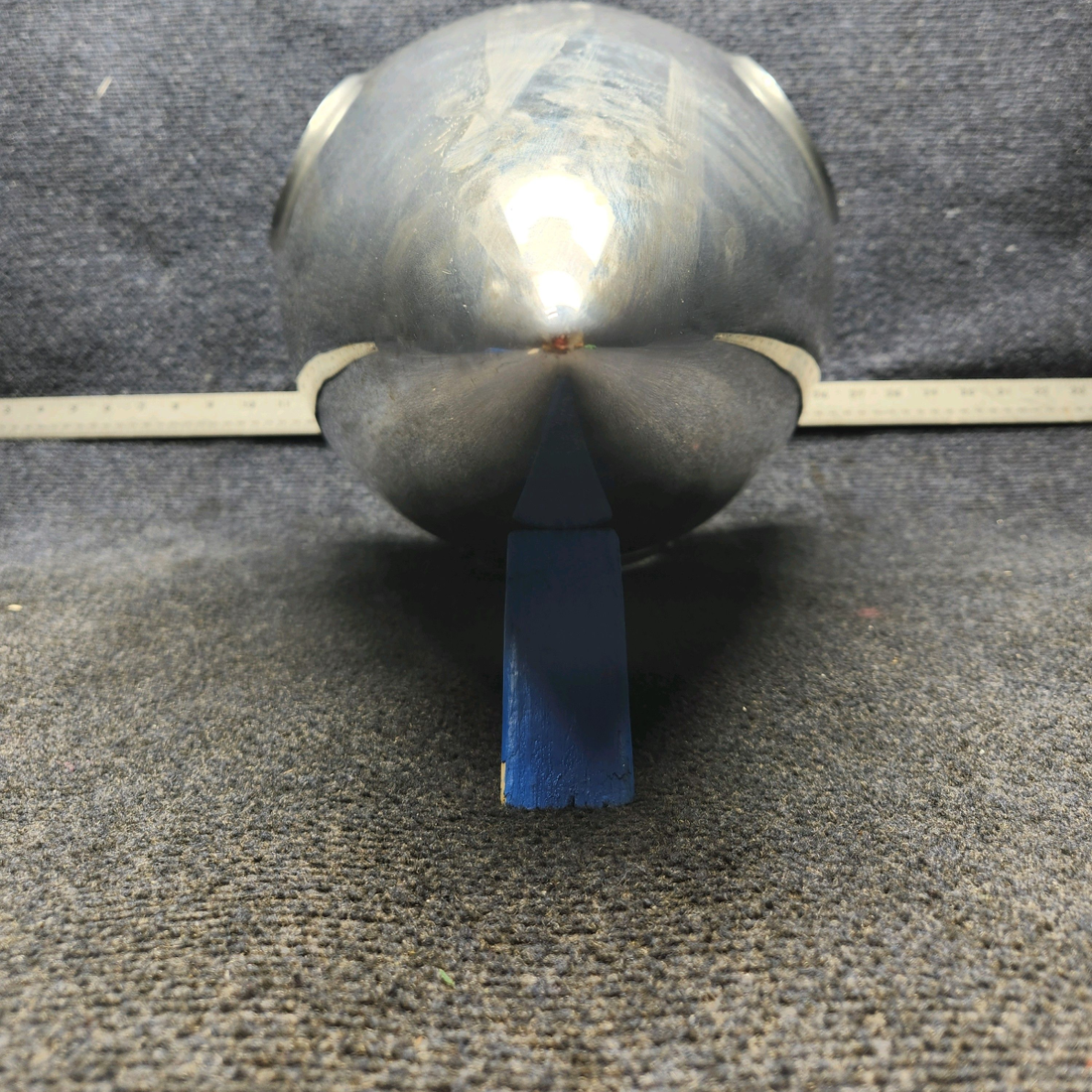 Used aircraft parts for sale, C3532-5P Beechcraft F33A HARTZELL 3 BLADE SIMITAR SPINNER DOME (60 HRS SINCE NEW)