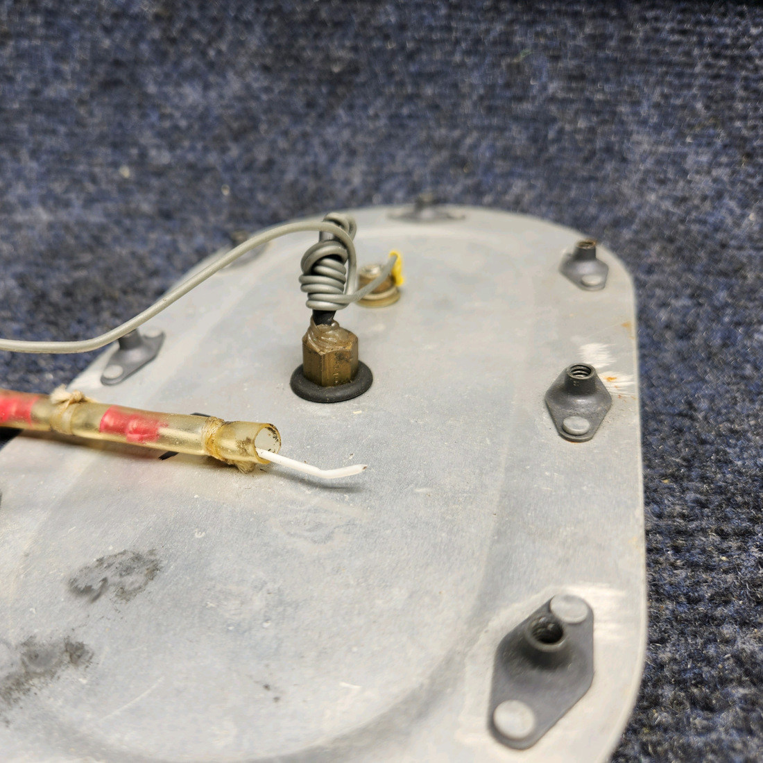 Used aircraft parts for sale, 913000-501 Mooney M20J M20 INSPECTION COVER PLATE W TEMP SENSOR