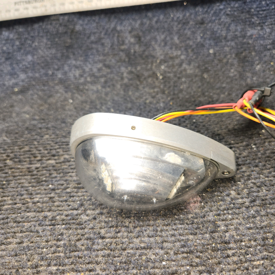 Used aircraft parts for sale, 01-0790725-01 WHELEN OR6501G Piper PA28-161 Anti-Collision Wingtip Light Green 14V