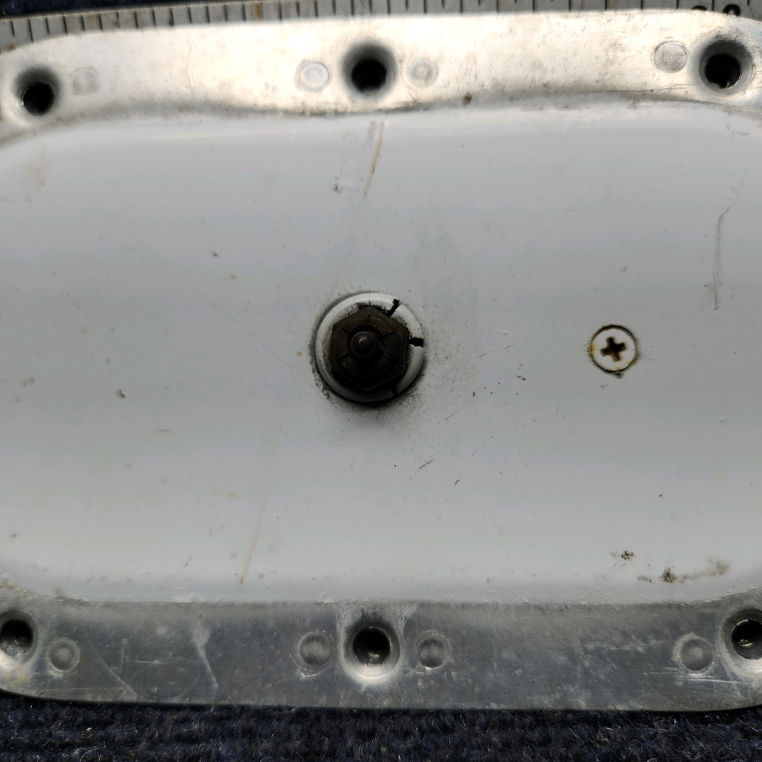 Used aircraft parts for sale, 913000-501 Mooney M20J M20 INSPECTION COVER PLATE W TEMP SENSOR