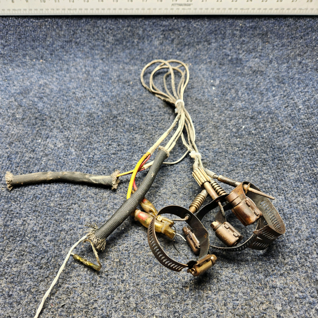 Used aircraft parts for sale, 0223-003 Mooney M20J OAT/EGT GAUGE W/. EGT PROBES - NO OAT PROBE