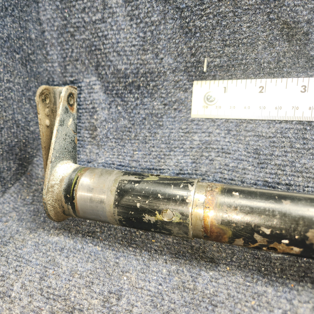 Used aircraft parts for sale, 62705-000 Piper PA28-161 Flap Torque Tube with LH/RH Fittings and Tube Ends