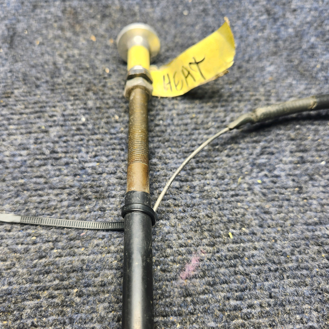 Used aircraft parts for sale, 640258-005 Mooney M20K CABIN HEAT CONTROL CABLE (L: 39-1/2")