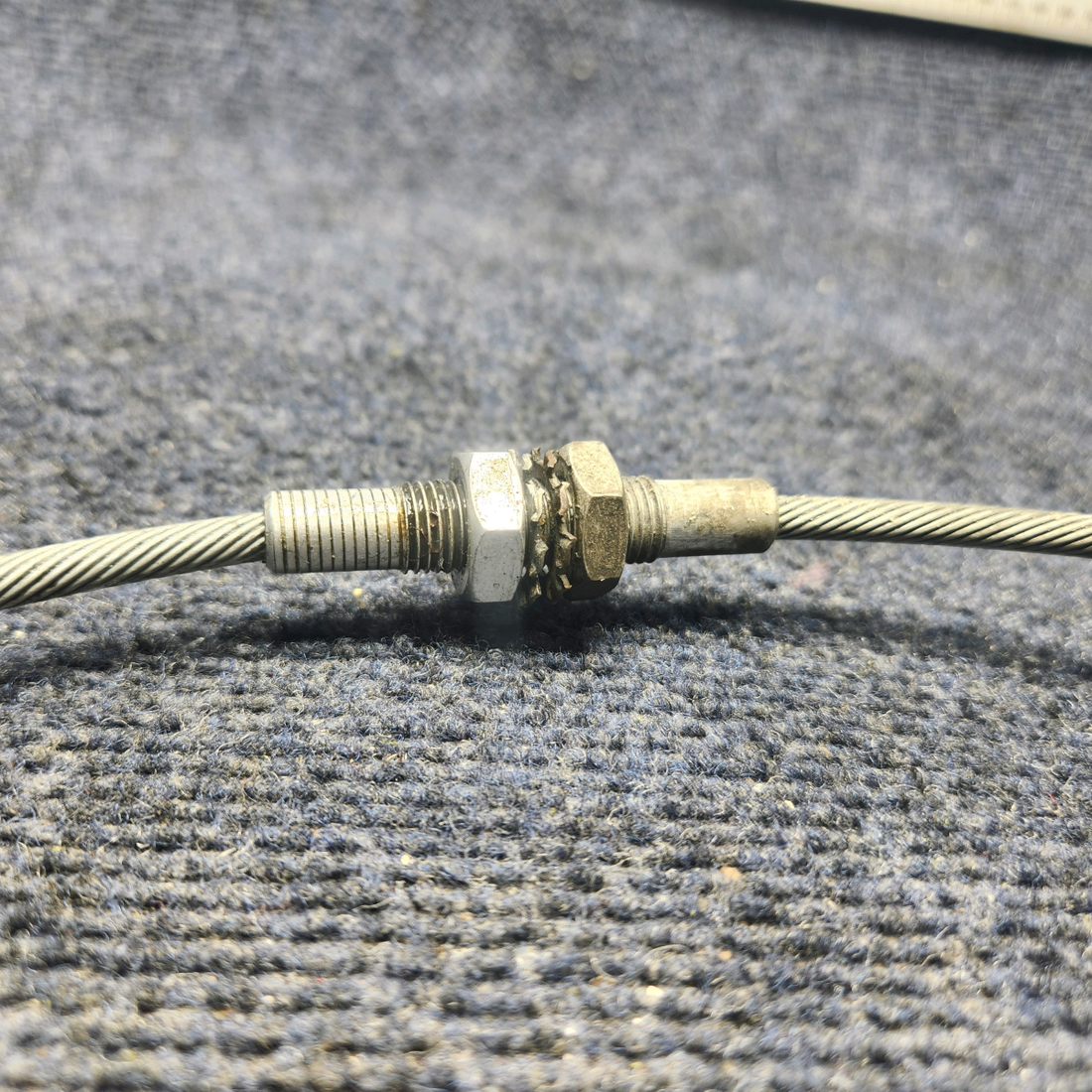 Used aircraft parts for sale, 640257-017 Mooney M20J RAM AIR CONTROL CABLE PUSH-PULL (LENGTH: 32-15/16")