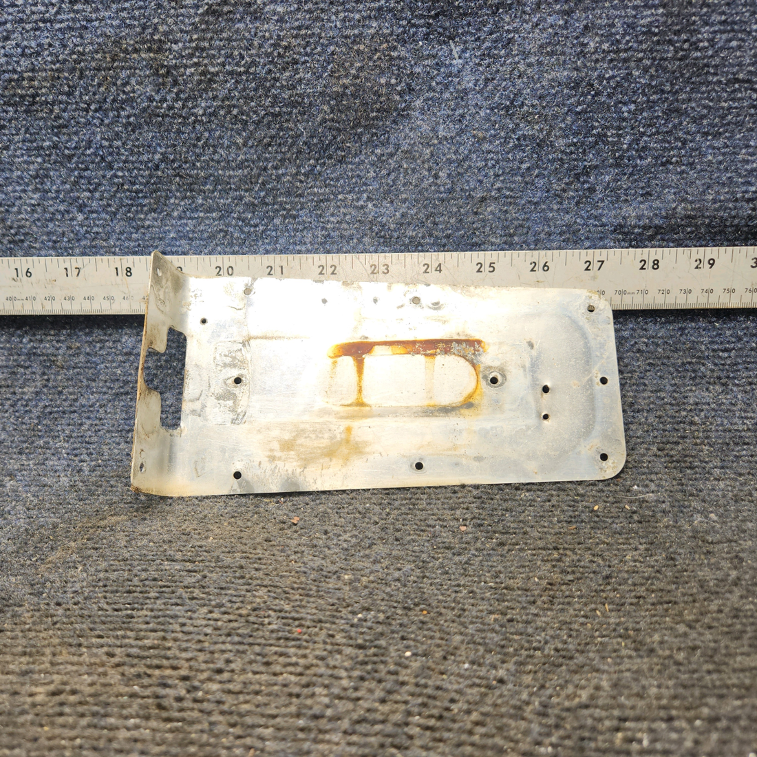 Used aircraft parts for sale, 63012-000 Piper PA28 Door Latch Trim Plate