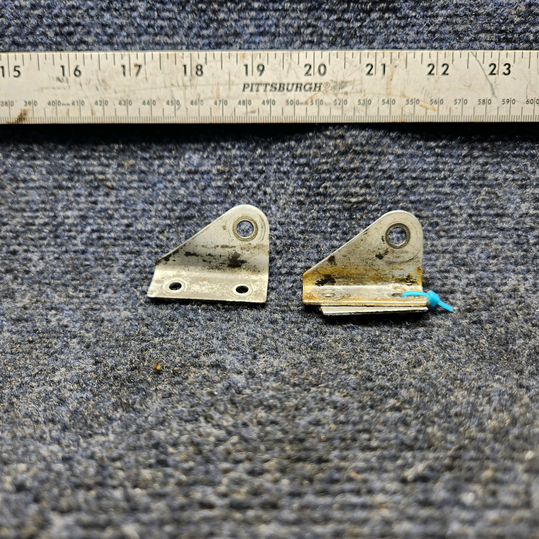 Used aircraft parts for sale, 0510205-4 CESSNA 172K SEAT BELT BRACKET LH INBD, RH OUTBD "PRICE PER EACH"