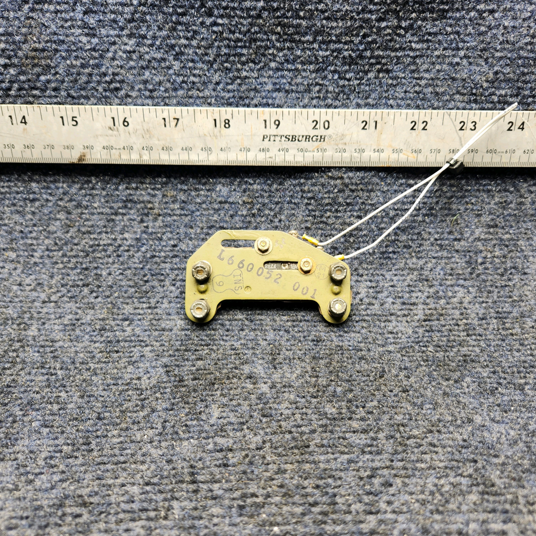 Used aircraft parts for sale, 660052-001 Mooney M20J THROTTLE POSITION LANDING GEAR WARNING SWITCH ASSY
