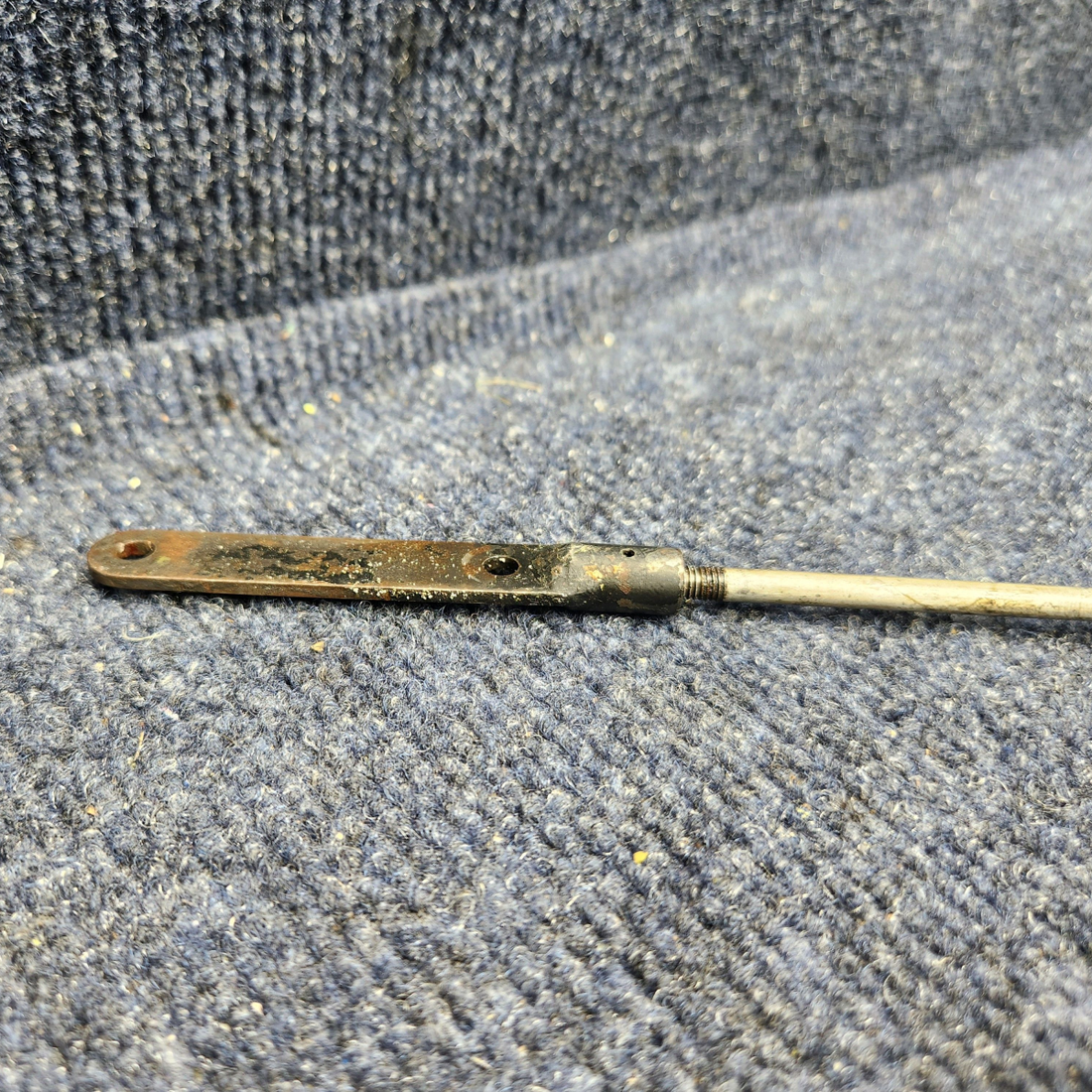 Used aircraft parts for sale, 660198-501 Mooney M20J COWL FLAP CONTROL CABLE ASSEMBLY (LENGTH: 37.75”)