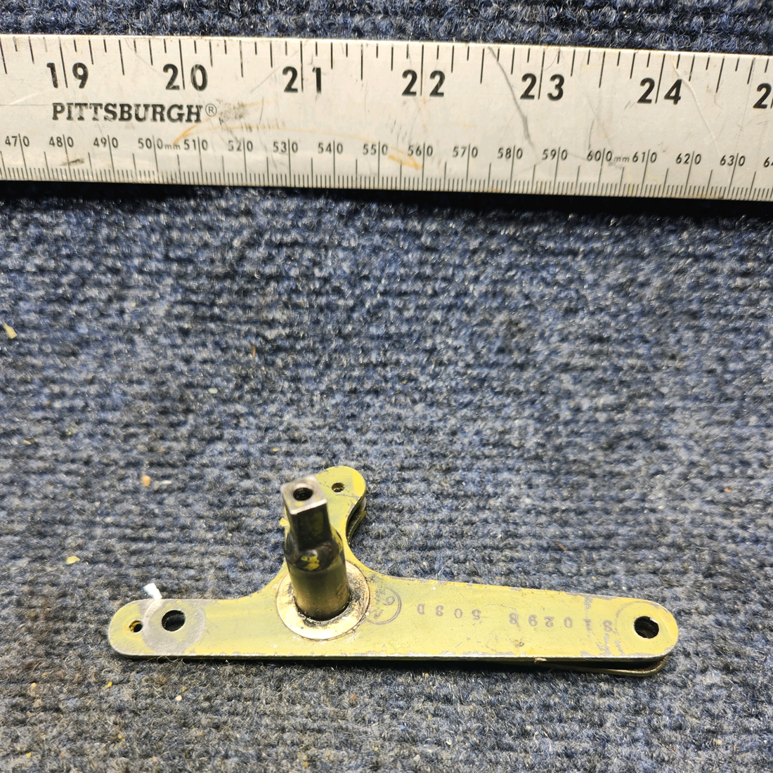 Used aircraft parts for sale, 310298-503 Mooney M20K CABIN DOOR HANDLE SHAFT ASSEMBLY