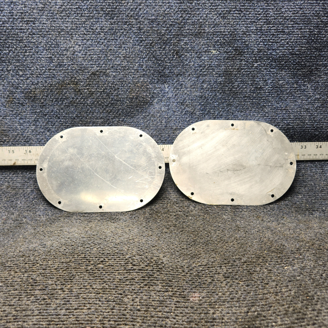 Used aircraft parts for sale, 62109-000 Piper PA28-161 Wing Access Hole Cover - Set of 2