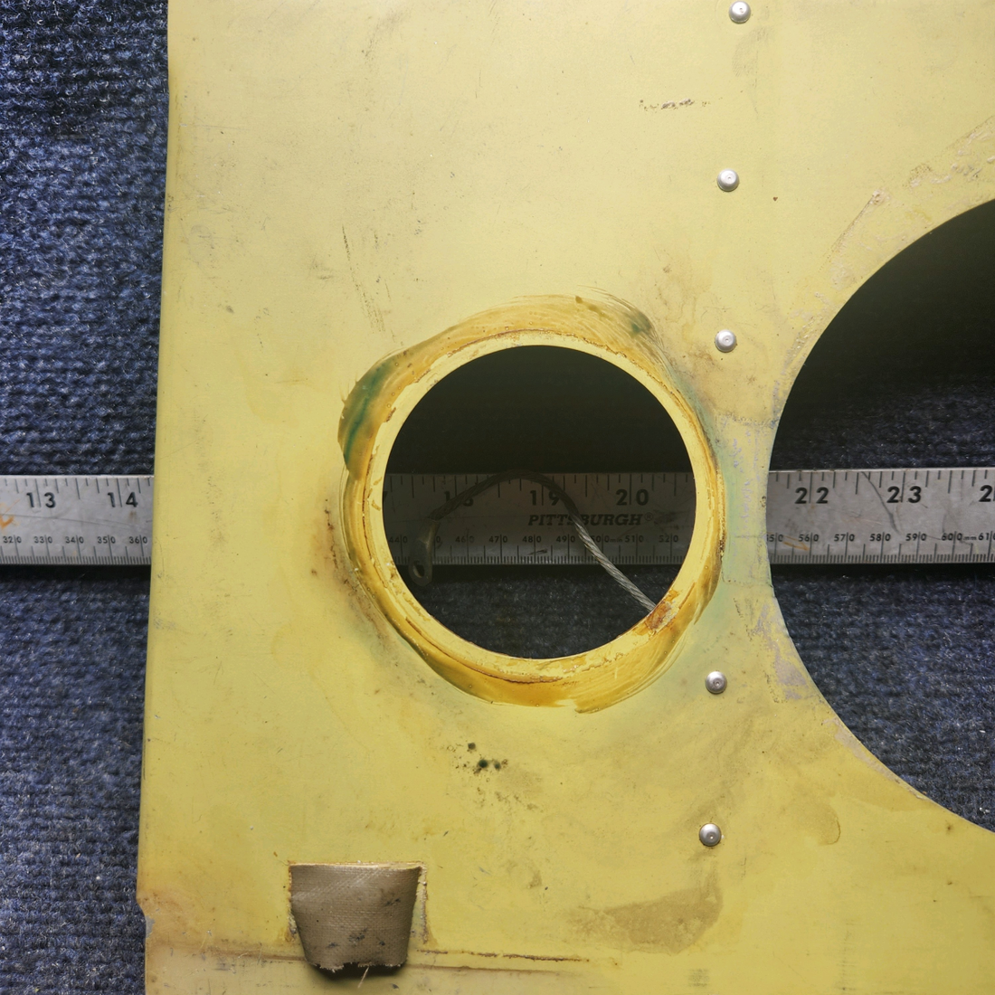 Used aircraft parts for sale, 000-110155-5 Beechcraft F33A FUEL CELL LINER SUPPORT