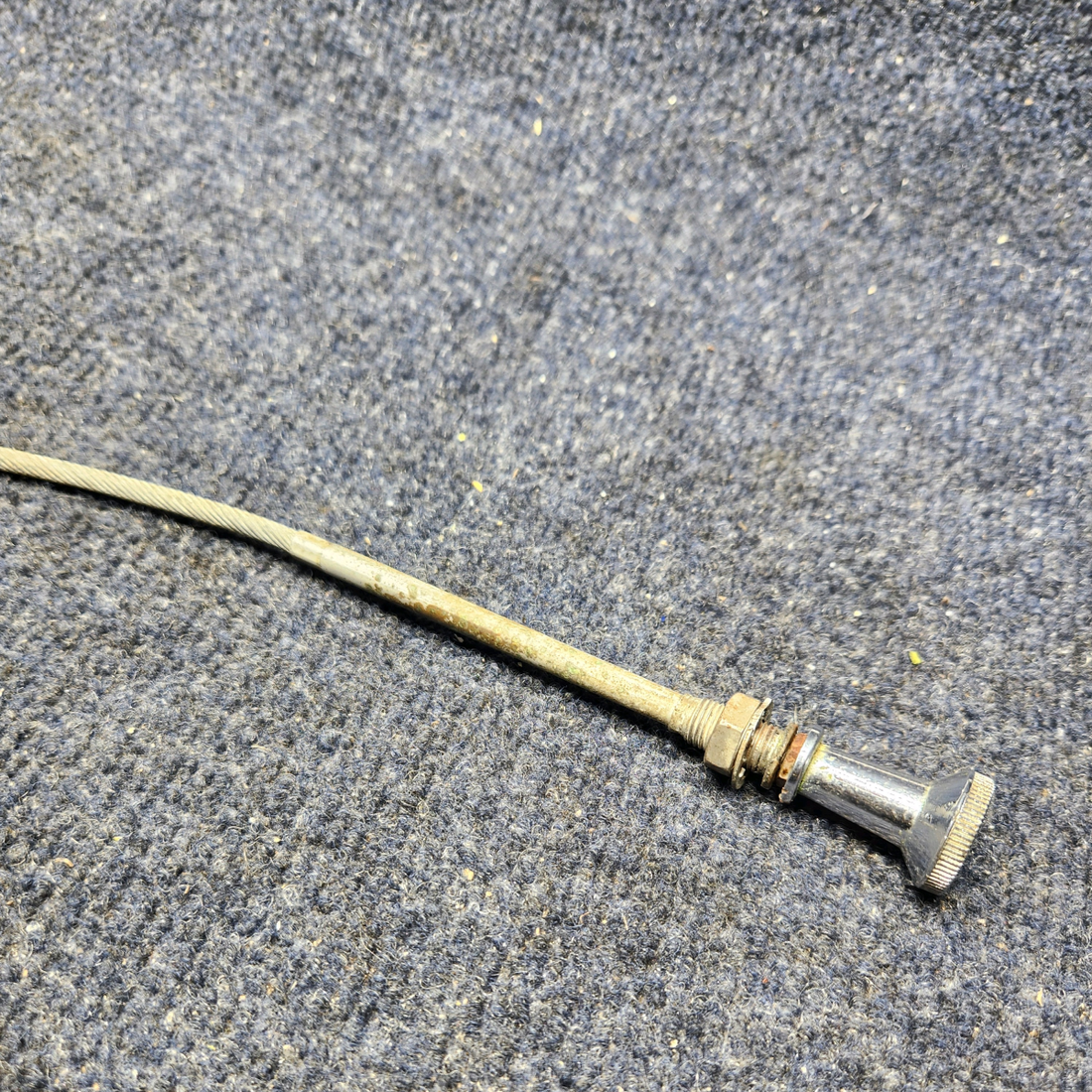 Used aircraft parts for sale, 63902-005 PIPER PA28-140 CABIN HEAT CONTROL CABLE ASSEMBLY (LENGTH: 37")