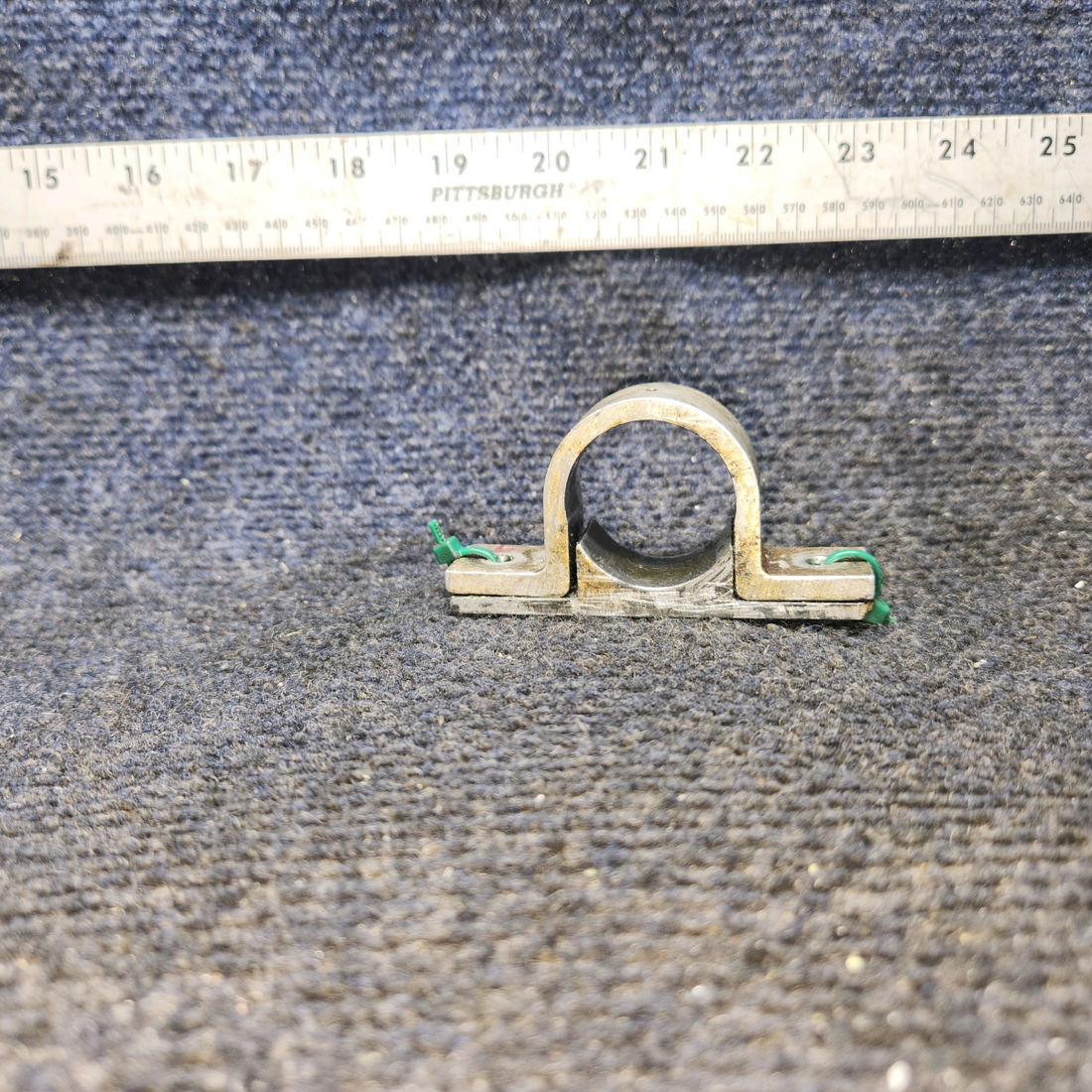 Used aircraft parts for sale, 35402-000 Piper PA28-161 Torque Shaft Support Clamp Assembly