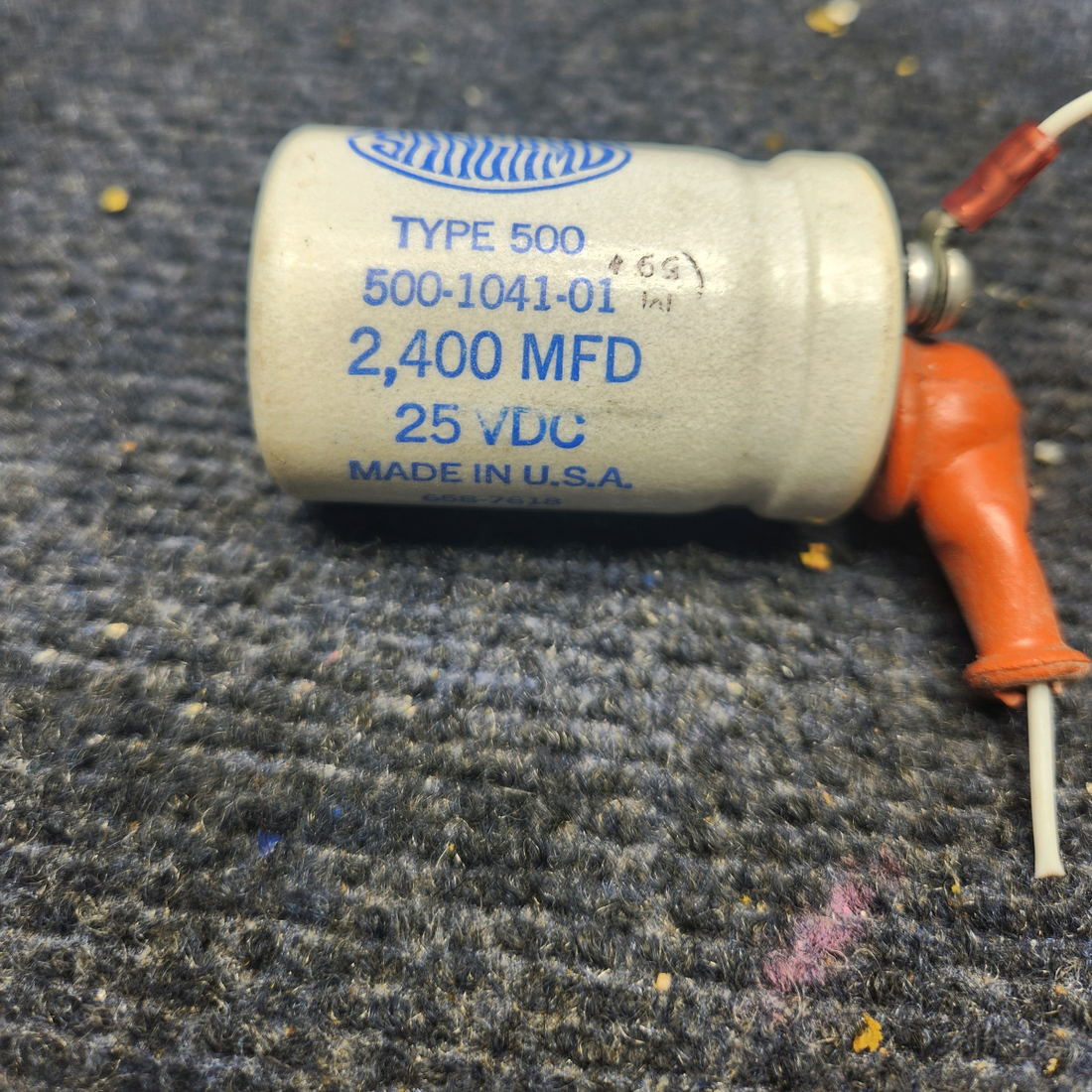 Used aircraft parts for sale, 500-1041-01 Mooney M20K SANGAMD 340A TYPE 500 CAPACITOR