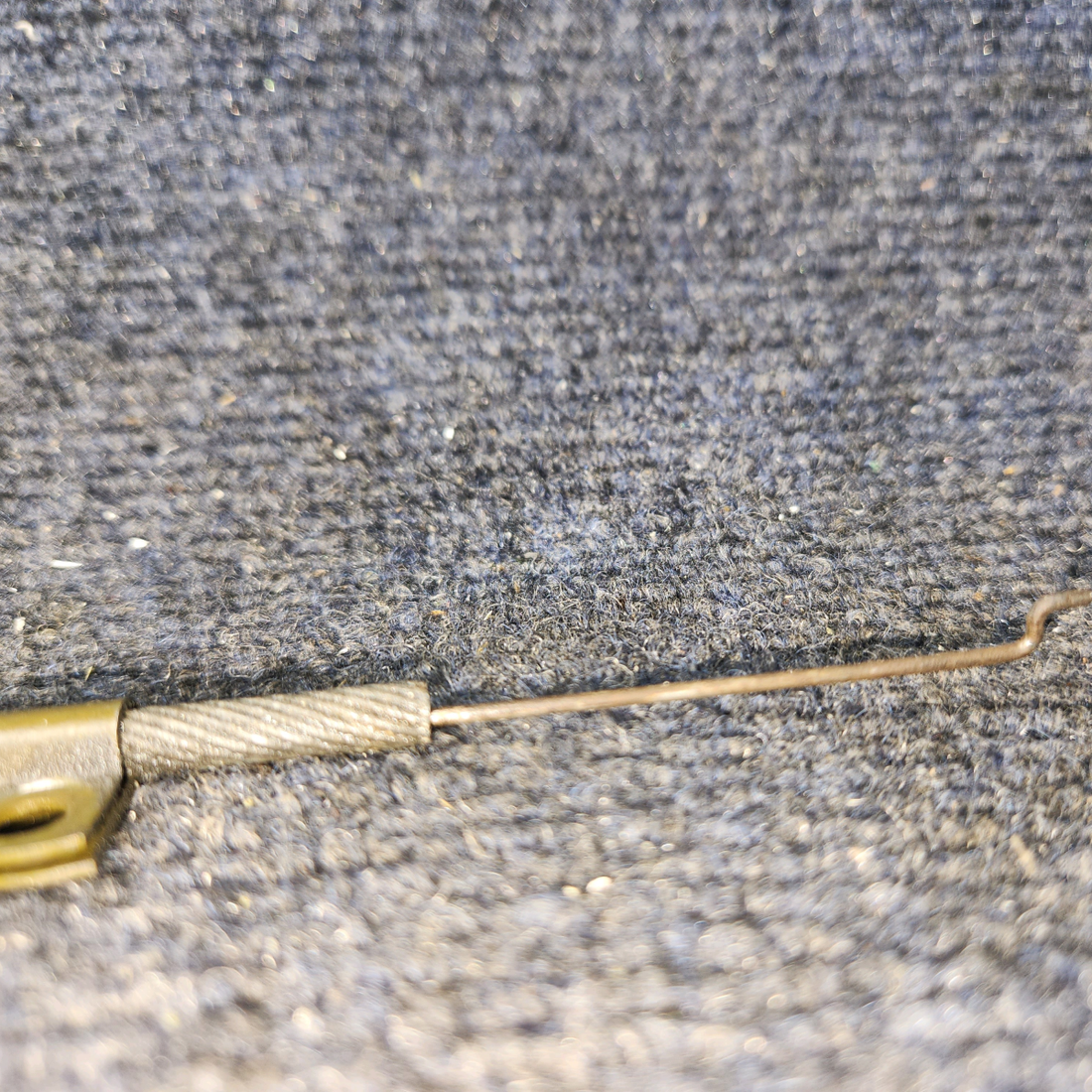 Used aircraft parts for sale, 554-143 Piper PA28-161 Defroster Valve Cable (Length 17.5")