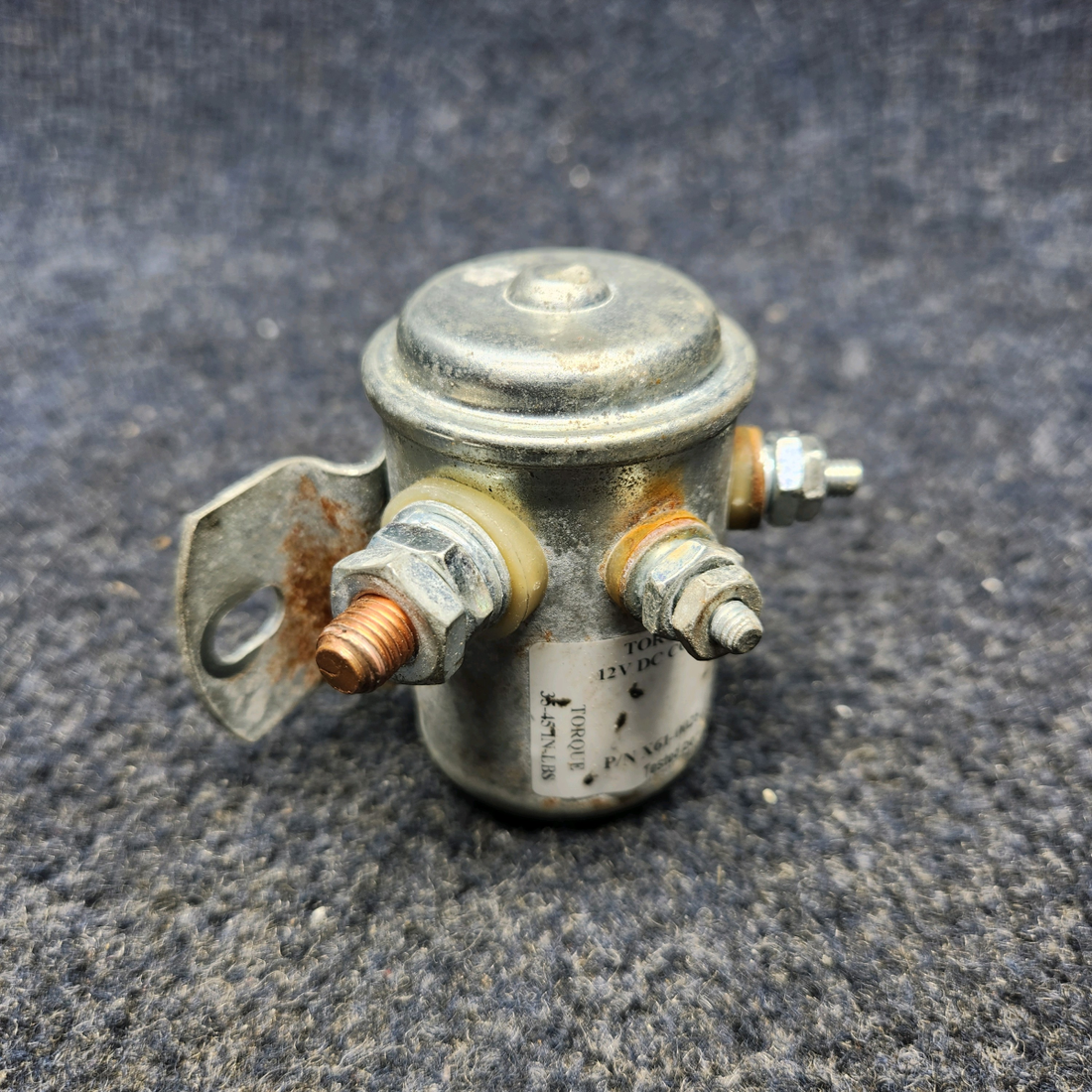 Used aircraft parts for sale, X61-0028 BEECHCRAFT F35 LAMAR CONTACTOR SOLENOID (VOLTS: 12, AMPS: 100)