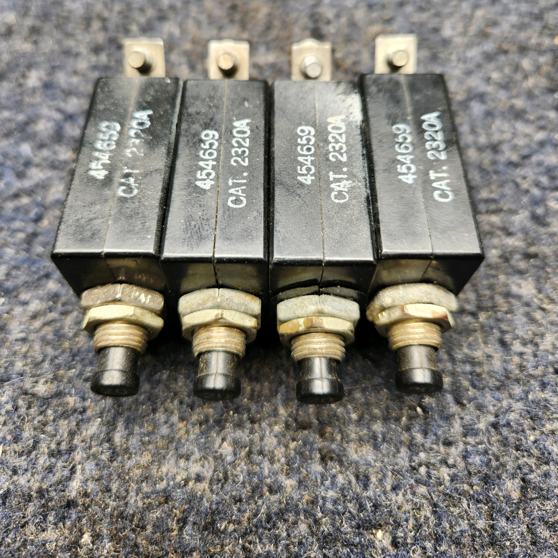 Used aircraft parts for sale, 454659 BEECHCRAFT F35 TYCO CIRCUIT BREAKER W23 SERIES PRICE PER EACH