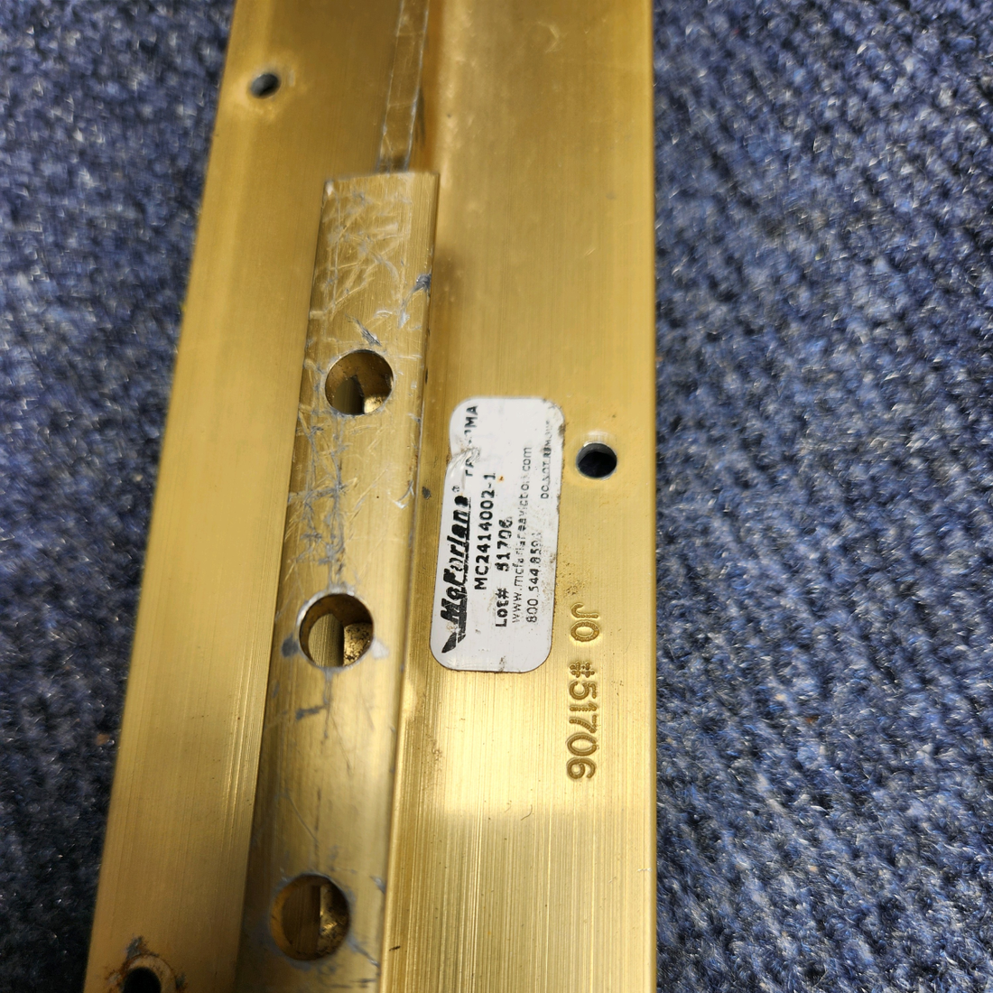 Used aircraft parts for sale, MC2414002-1 CESSNA C172RG SEAT RAIL, OUT LH, IN RH,