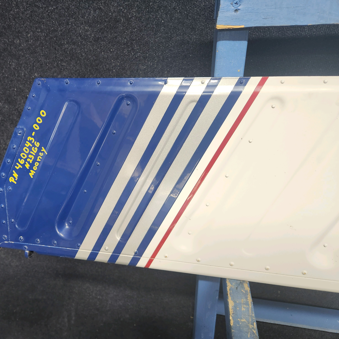Used aircraft parts for sale, 460043-000 Mooney M20K RUDDER ASSEMBLY