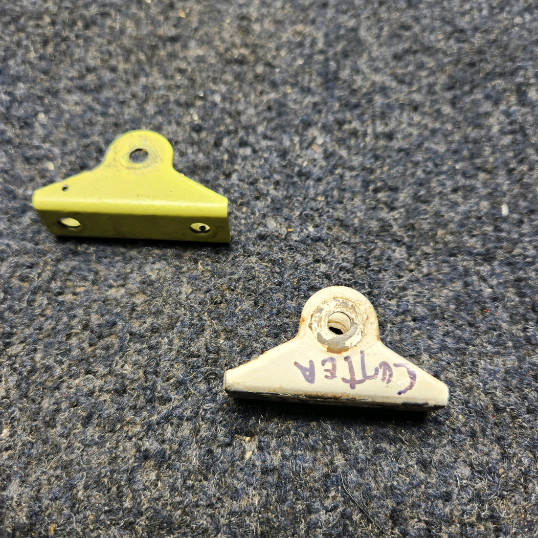 Used aircraft parts for sale, 35-650122-4 BEECHCRAFT F35 ELEVATOR HINGE BRACKET PRICE PER EACH.
