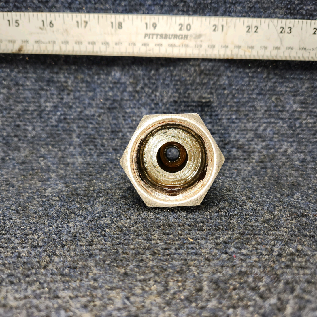 Used aircraft parts for sale, 0741047-1 CESSNA 172K MAIN GEAR AXLE NUT FAIRING SUPPORT "PRICE PER EACH"