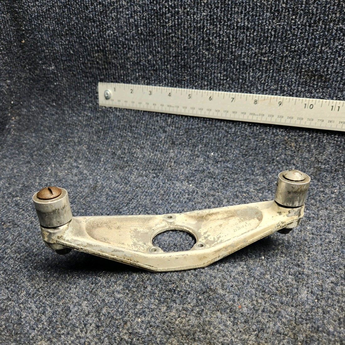 Used aircraft parts for sale, 44386-003 Piper PA32RT-300 ARM ASSEMBLY NOSE WHEEL STEERING