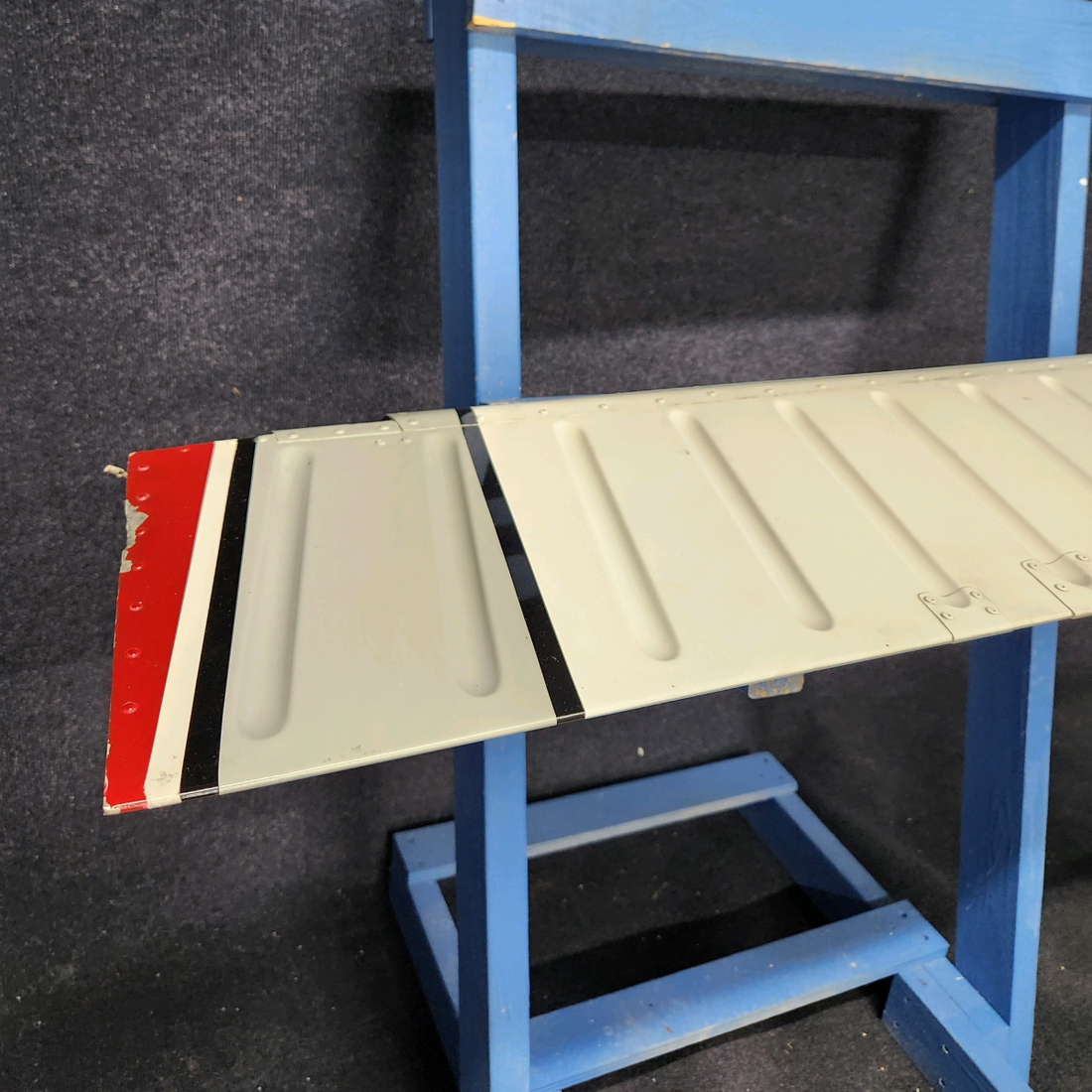 Used aircraft parts for sale, 78981-023 Piper PA32RT-300 RUDDER ASSEMBLY HAS REPAIR AND STOP DRILL-SEE PHOTOS