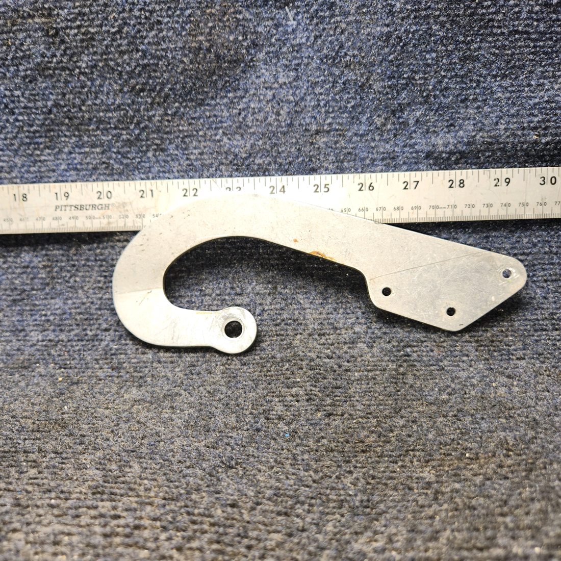 Used aircraft parts for sale, 002‑410055‑39 BEECHCRAFT 95-55B Aft Nose Baggage Door Hinge Assembly