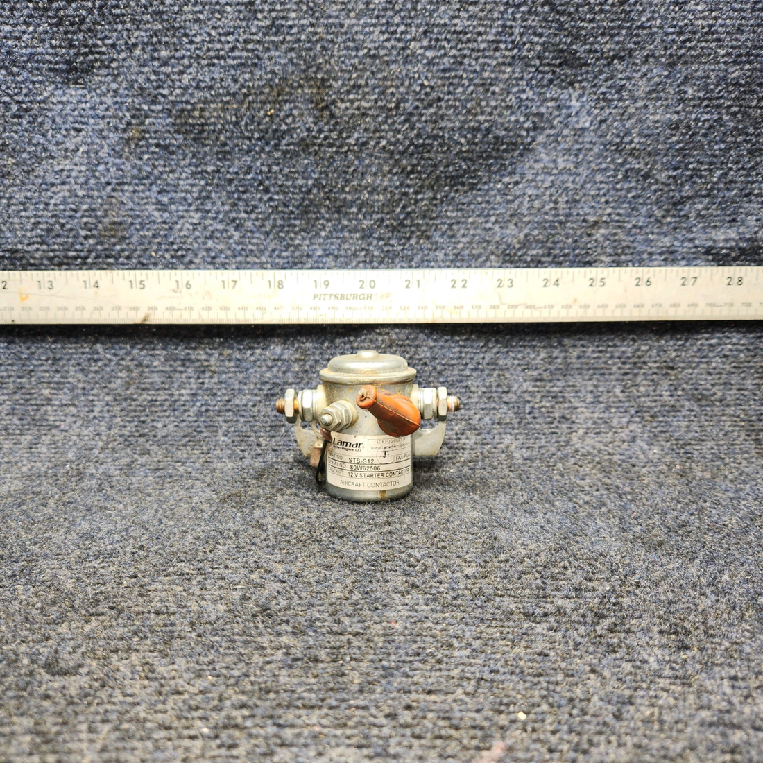 Used aircraft parts for sale, STS-S12 Lamar CESSNA 172K STARTER RELAY SOLENOID (12V)