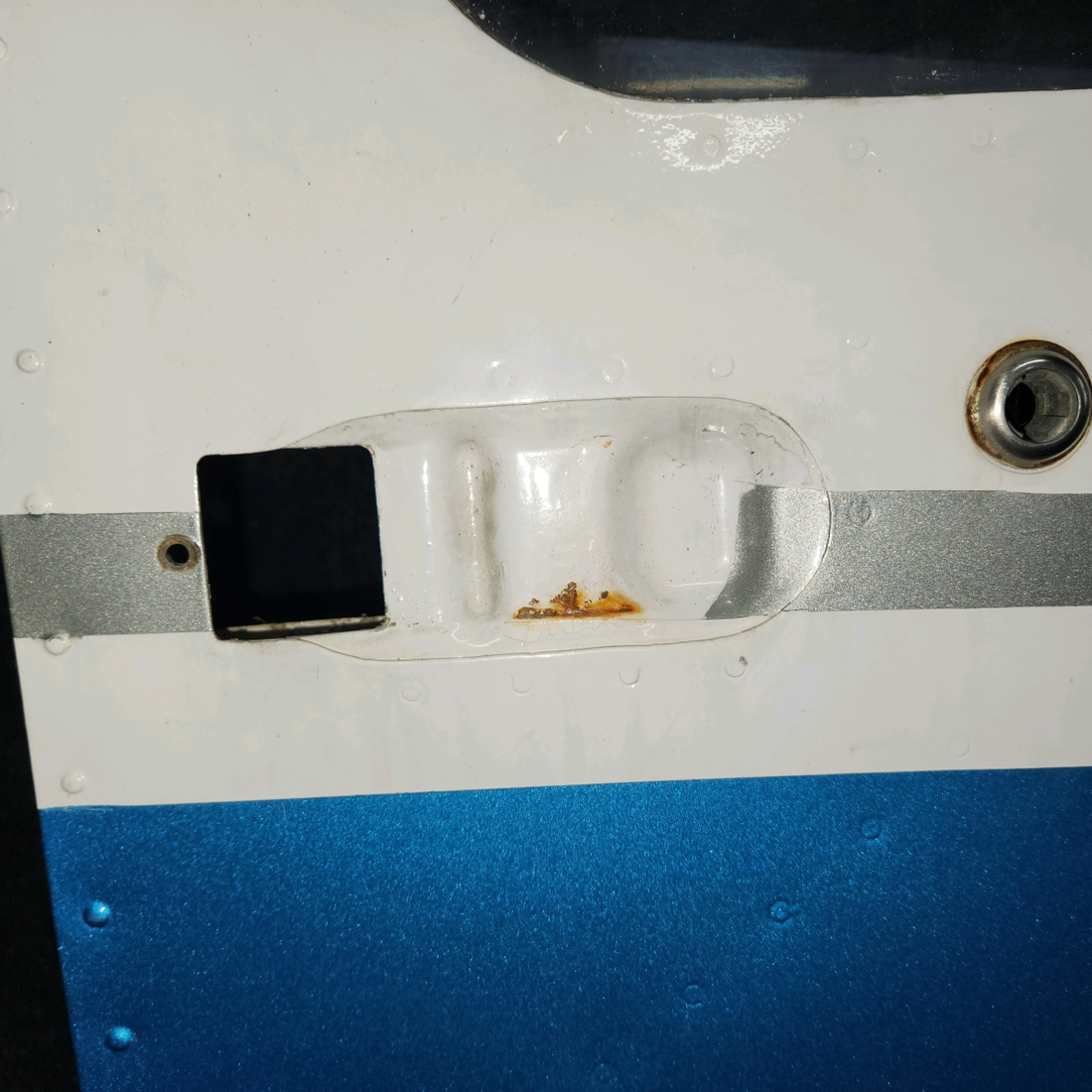 Used aircraft parts for sale, 79545-002 Piper PA28-161 Cabin Door Structure – Without Latch, Lock, and Hinges