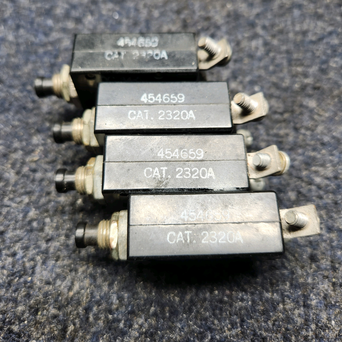 Used aircraft parts for sale, 454659 BEECHCRAFT F35 TYCO CIRCUIT BREAKER W23 SERIES PRICE PER EACH