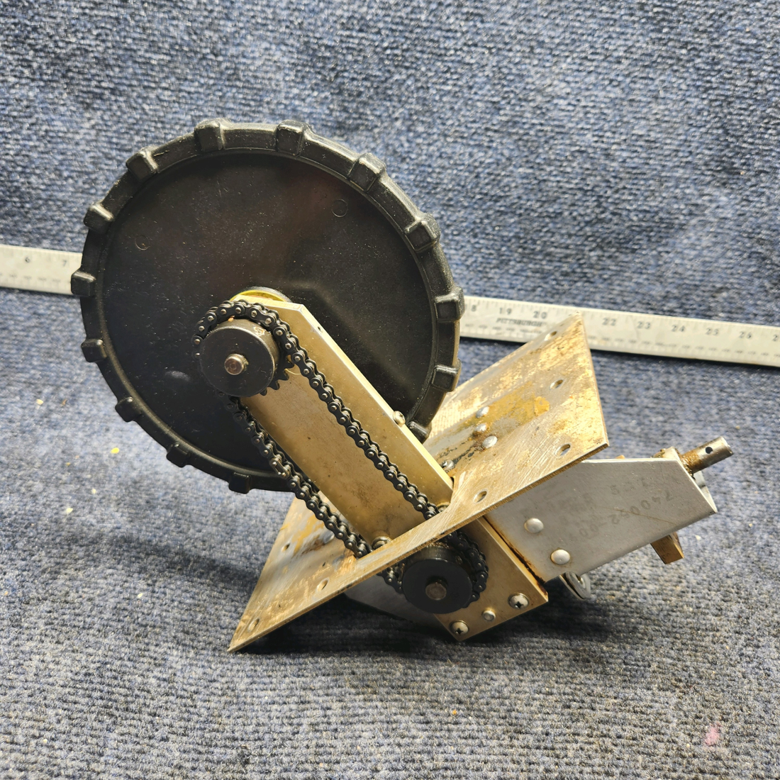 Used aircraft parts for sale, 740225-501 Mooney M20K STABILIZER TRIM CONTROL FORWARD ASSEMBLY