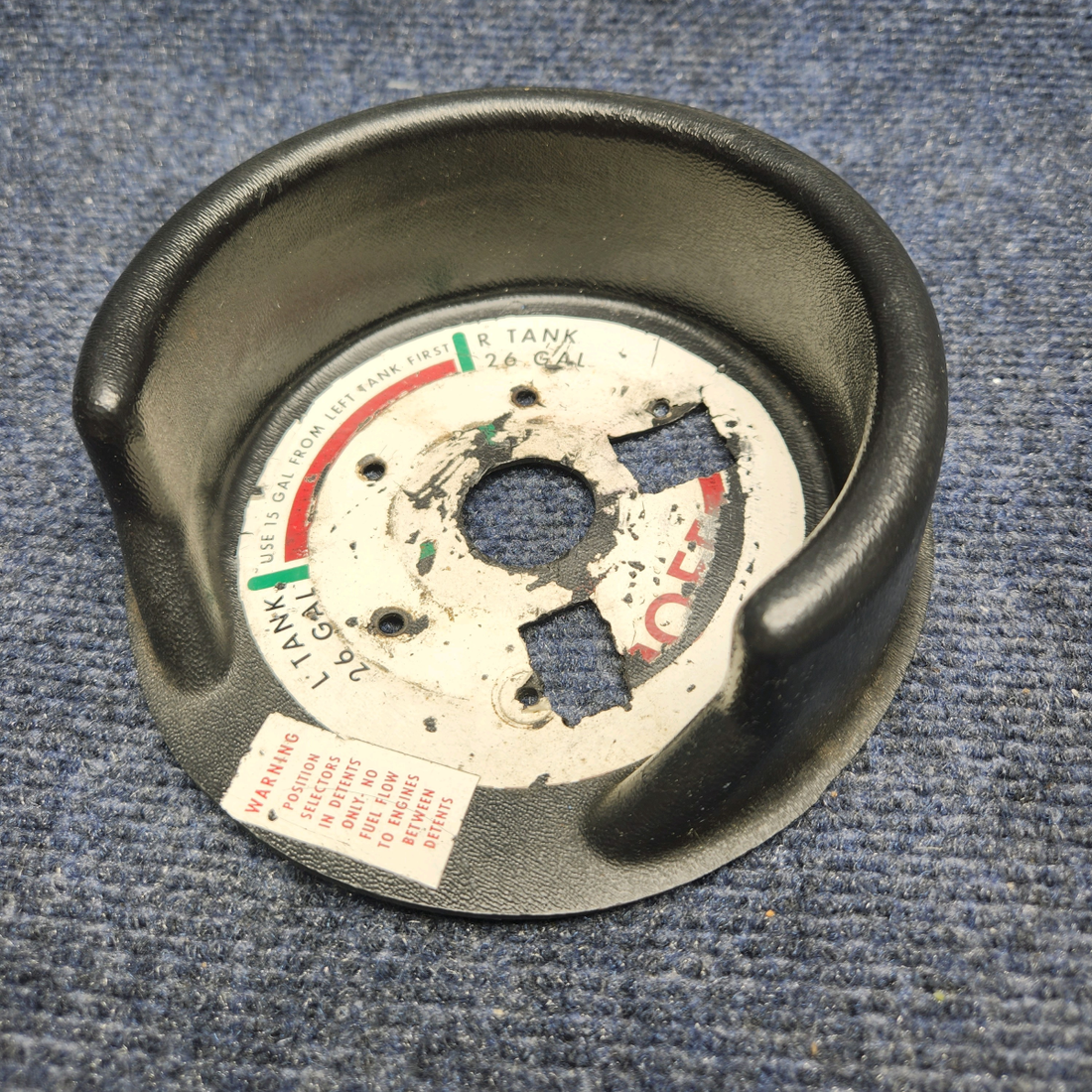 Used aircraft parts for sale, 169-920000-169 Beechcraft C23 SUNDOWNER FUEL SELECTOR GUARD 'SEE PHOTOS FOR DETAILS"