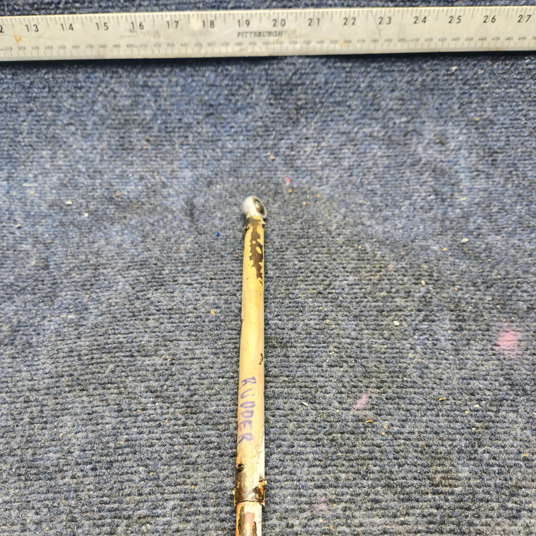 Used aircraft parts for sale, 915007-015 Mooney M20K RUDDER CONTROL TUBE ASSEMBLY ADJUSTABLE