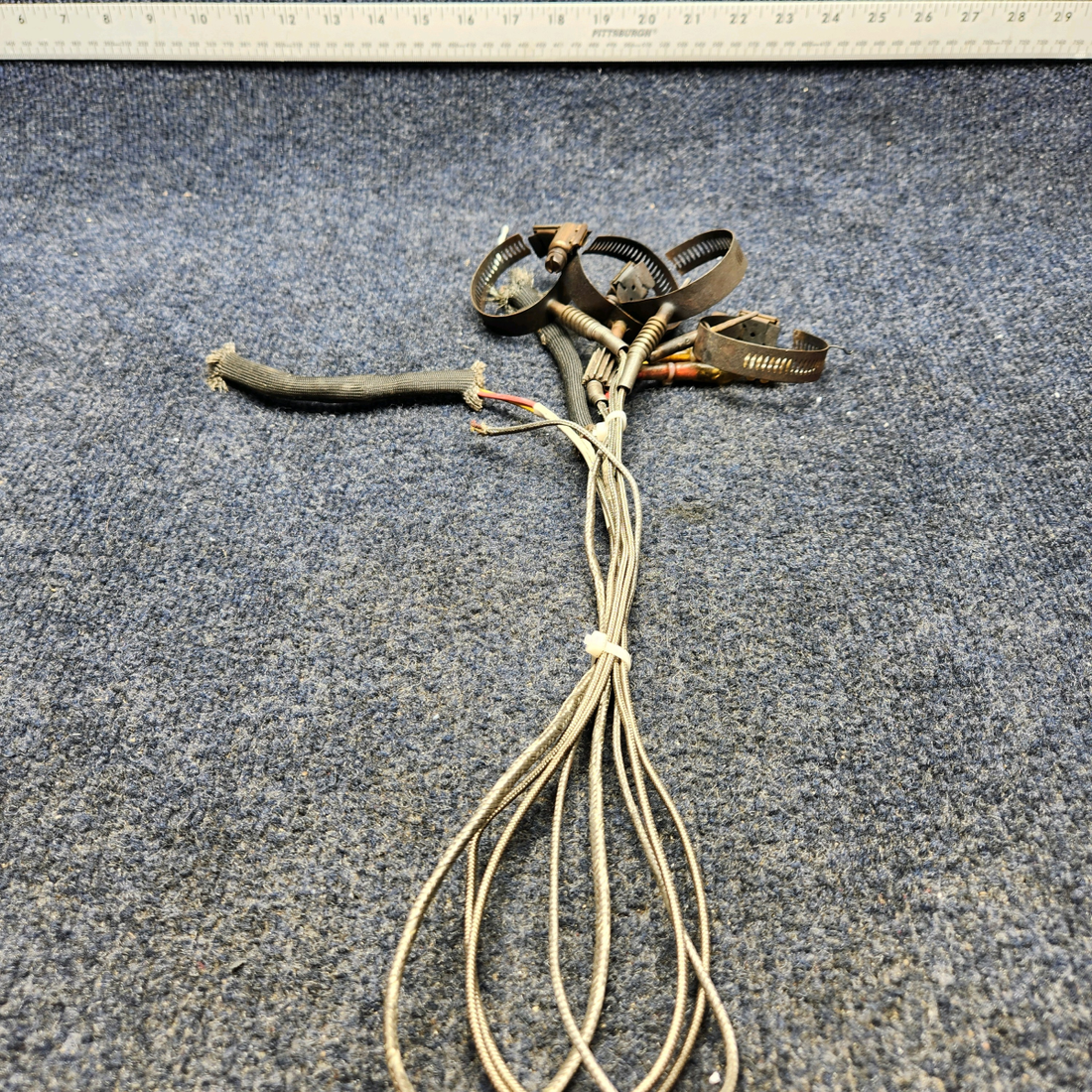 Used aircraft parts for sale, 0223-003 Mooney M20J OAT/EGT GAUGE W/. EGT PROBES - NO OAT PROBE