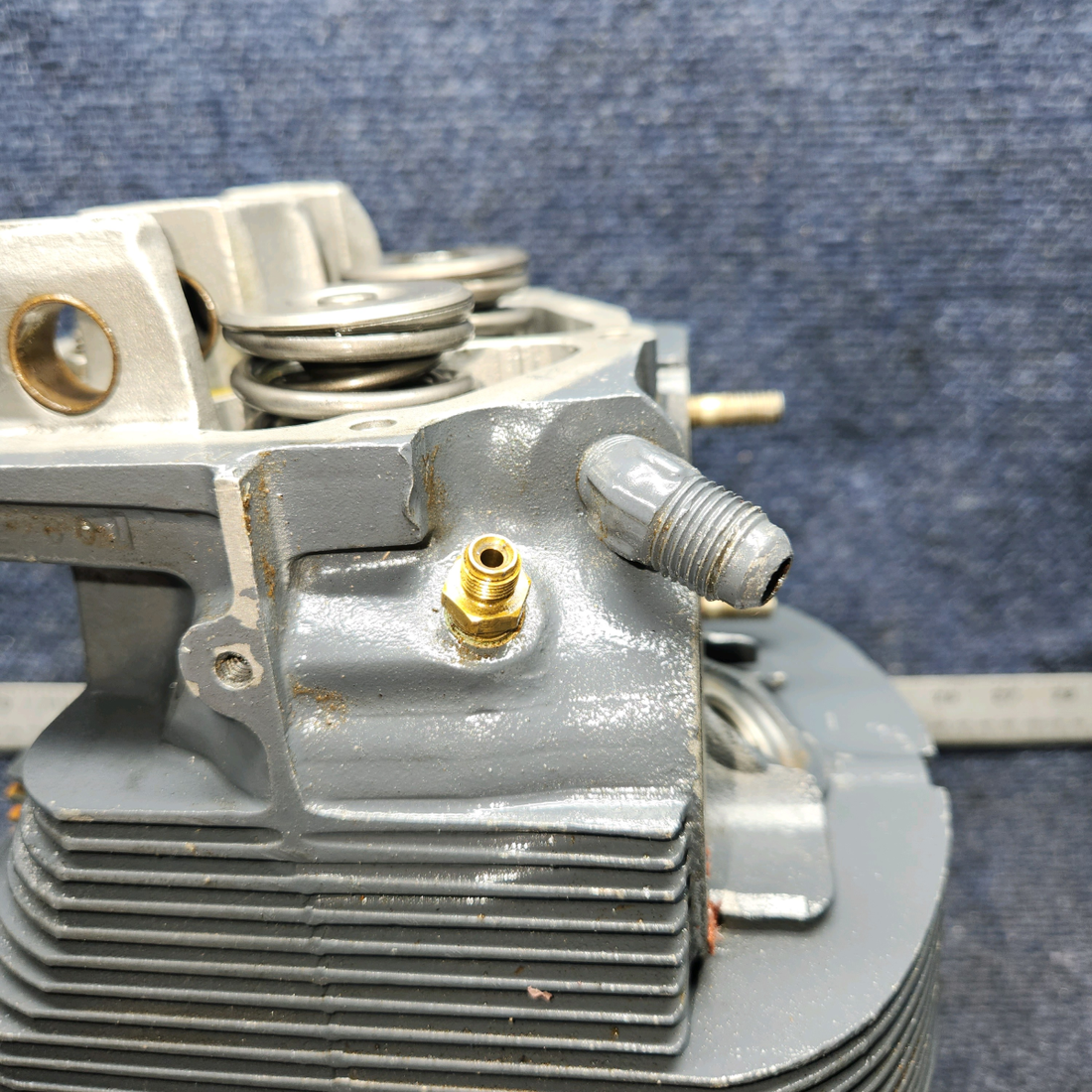 Used aircraft parts for sale, LW12416 Lycoming CESSNA 172K CYLINDER WIDE DECK USED IN O-320 SERIES CHROME -10 HRS ONLY