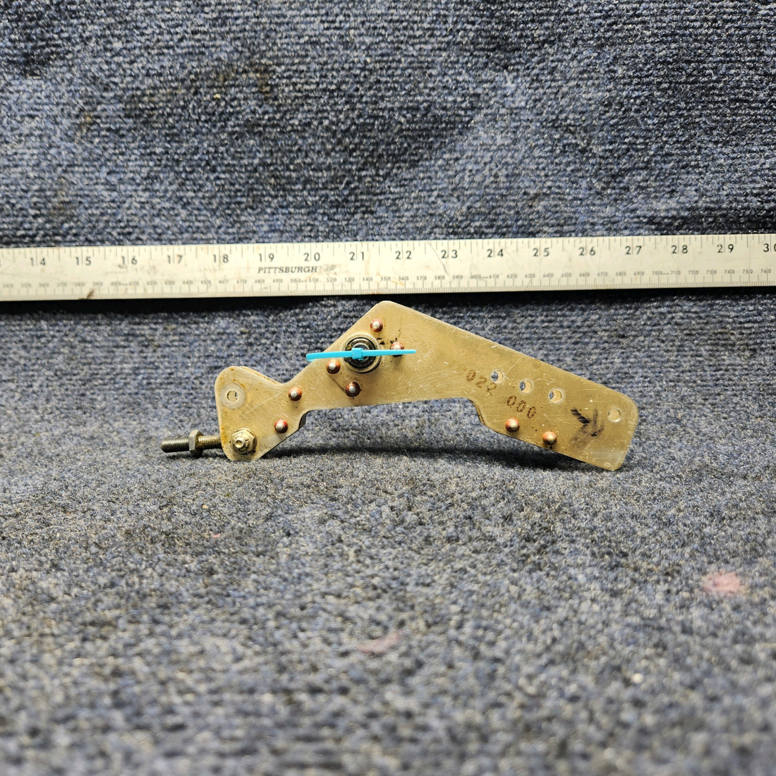 Used aircraft parts for sale, 730022-000 Mooney M20J M20A-K AILERON BELLCRANK ASSEMBLY RH-M20A-K