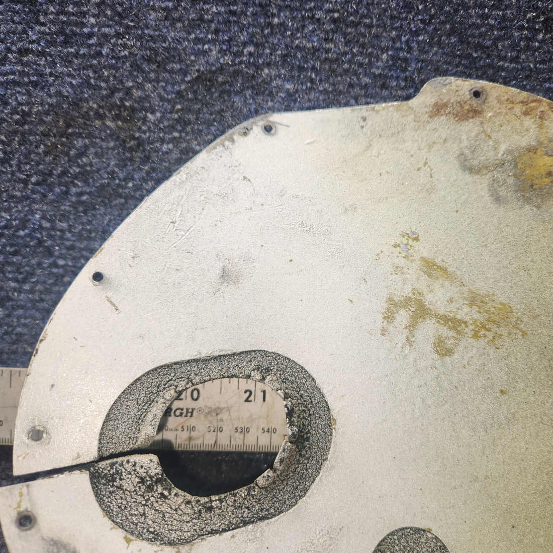 Used aircraft parts for sale, 65494-000 Piper PA28-161 Fuselage Closeout Plate