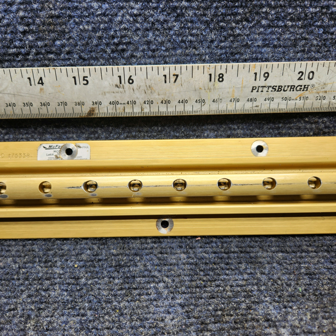 Used aircraft parts for sale, 0511240-7 CESSNA 172K OUTBOARD SEAT RAIL LH