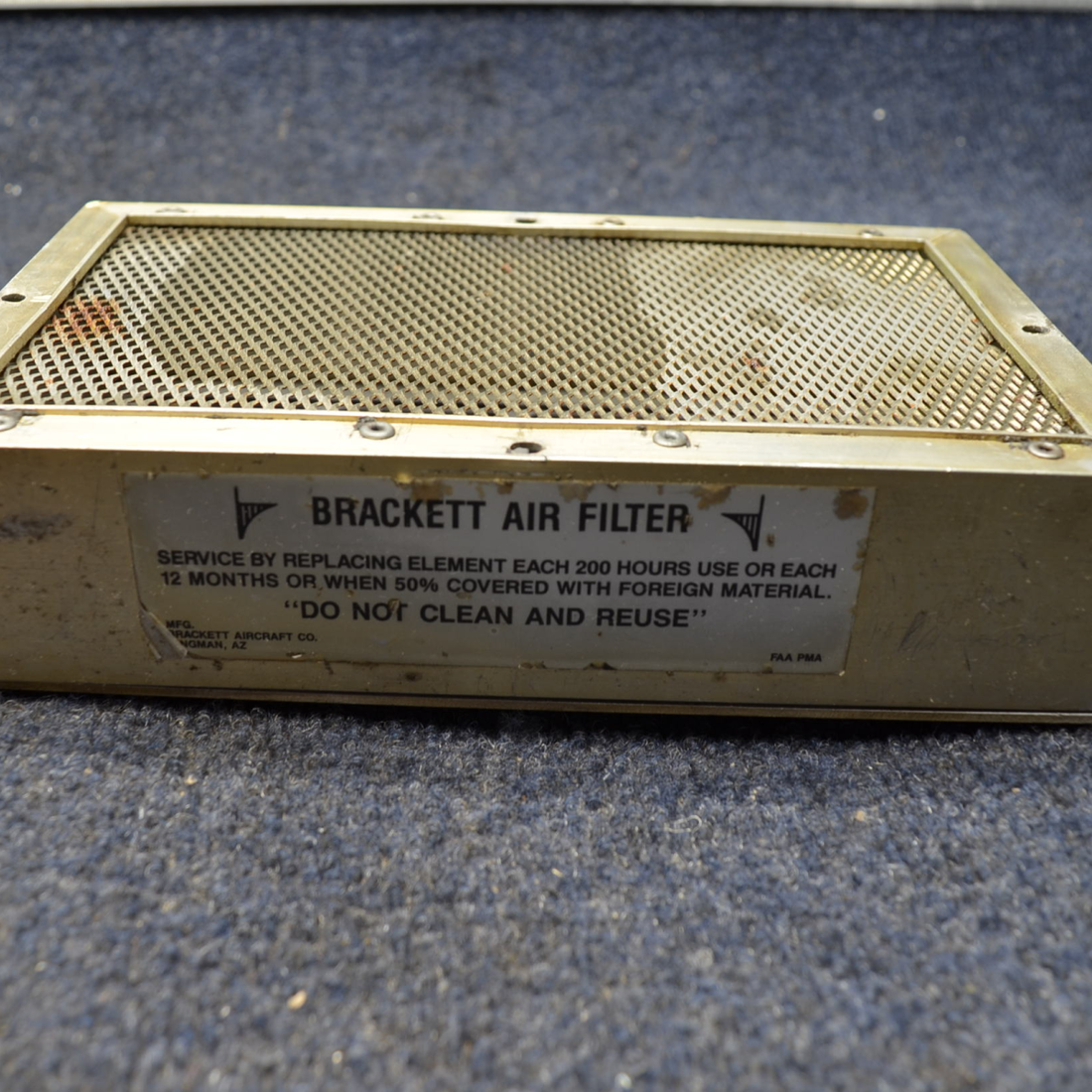 Used aircraft parts for sale, BA-5810 Cessna 172RG BRACKETT AIR FILTER BOX
