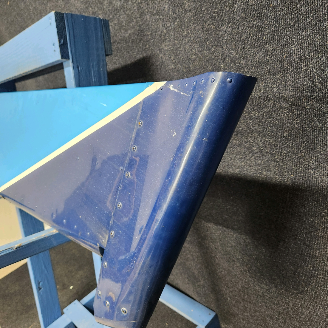 Used aircraft parts for sale, 169-640000-603 Beechcraft C23 SUNDOWNER RUDDER ASSY W/ LIGHT- ADAPTER