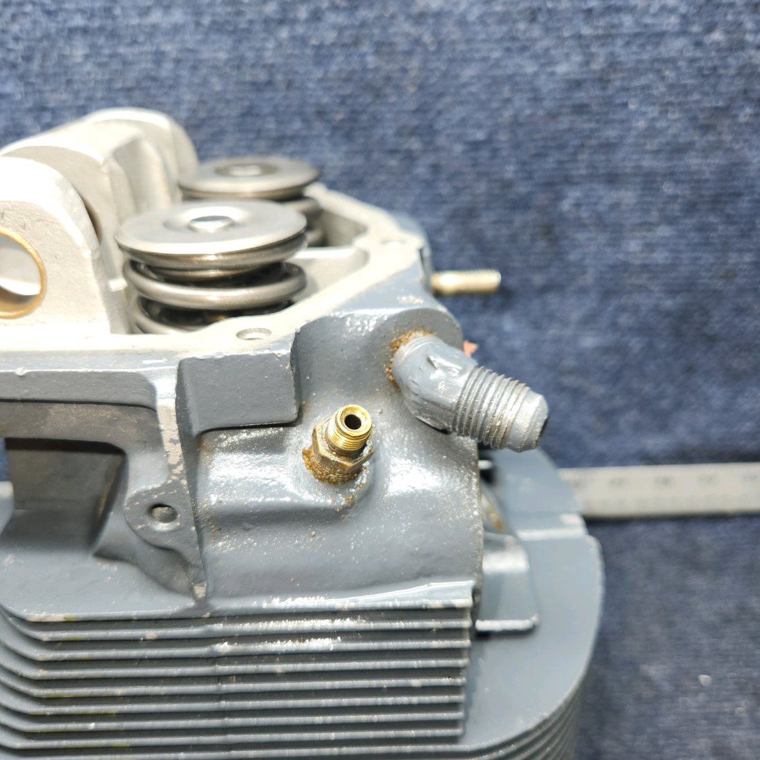 Used aircraft parts for sale, LW12416 Lycoming CESSNA 172K CYLINDER WIDE DECK USED IN O-320 SERIES CHROME -10 HRS  ONLY