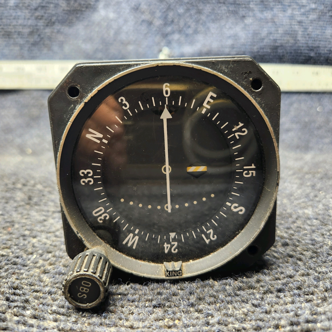 Used aircraft parts for sale, 066-3056-00 Bendix King KI-208 Piper PA28-161 VOR / LOG Indicator W Connector